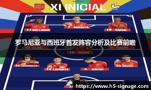 易游罗马尼亚与西班牙首发阵容分析及比赛前瞻